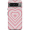 Pink Heart Pattern Google Pixel 8 Pro Impact Case
